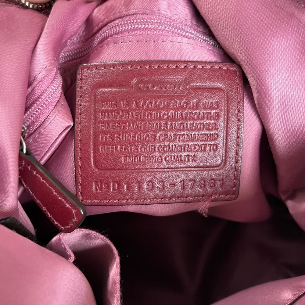 LIKE NEW! Matching Coach Chelsea Patent Leather 'Ashlyn' Hobo Handbag/Wallet - Picture 3 of 3